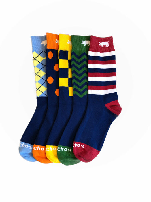 5 Pairs - Chanchos Socks